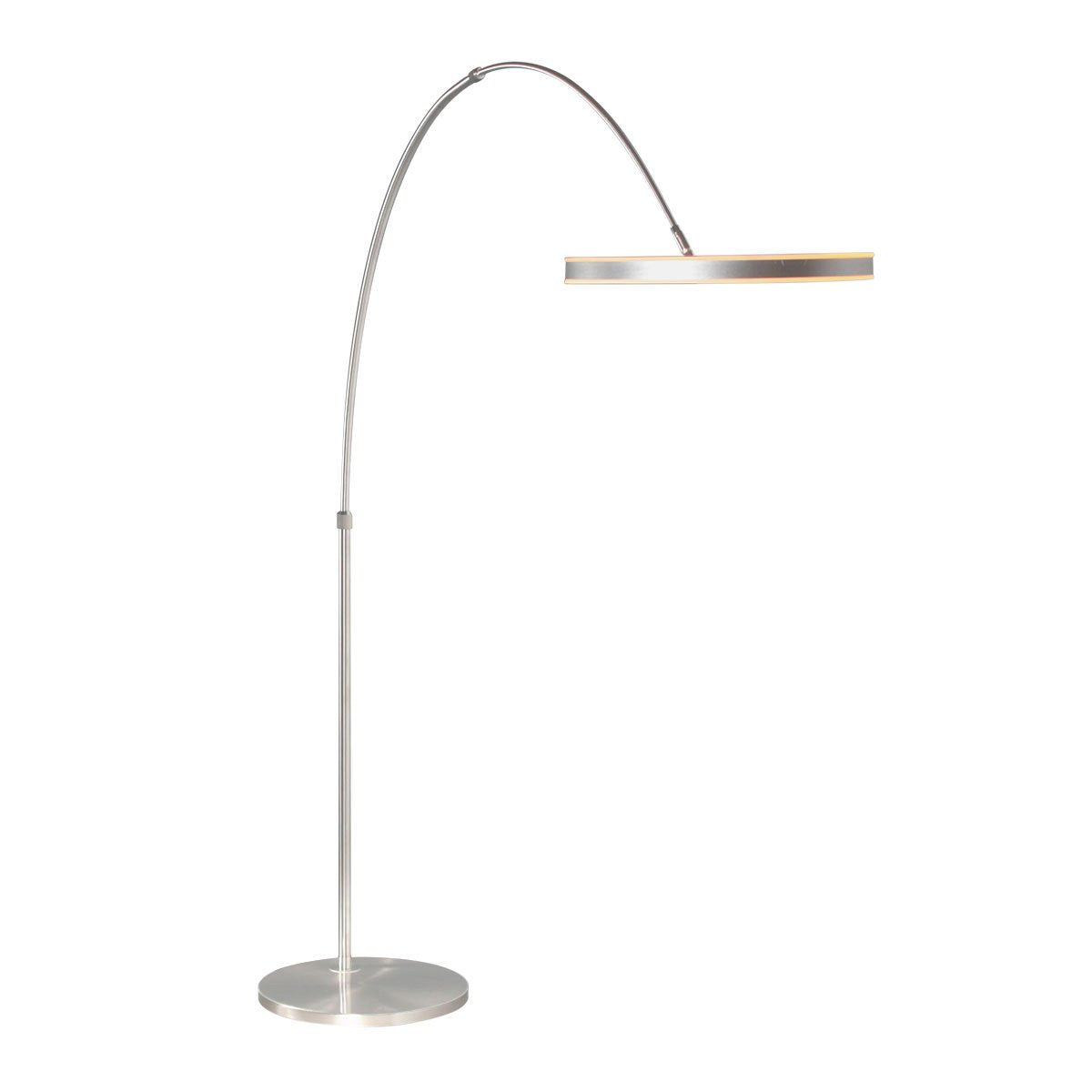 Lampadaire Ringlux argenté