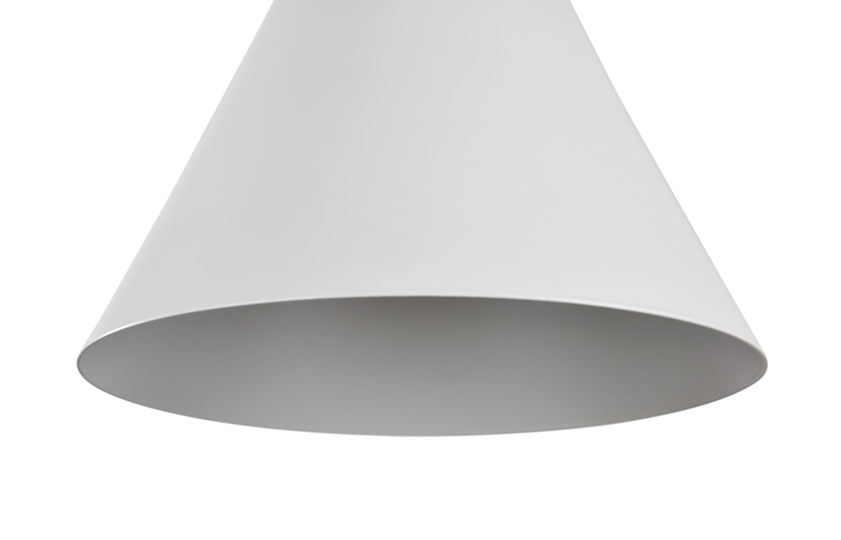 Bicones Suspension luminaire blanc