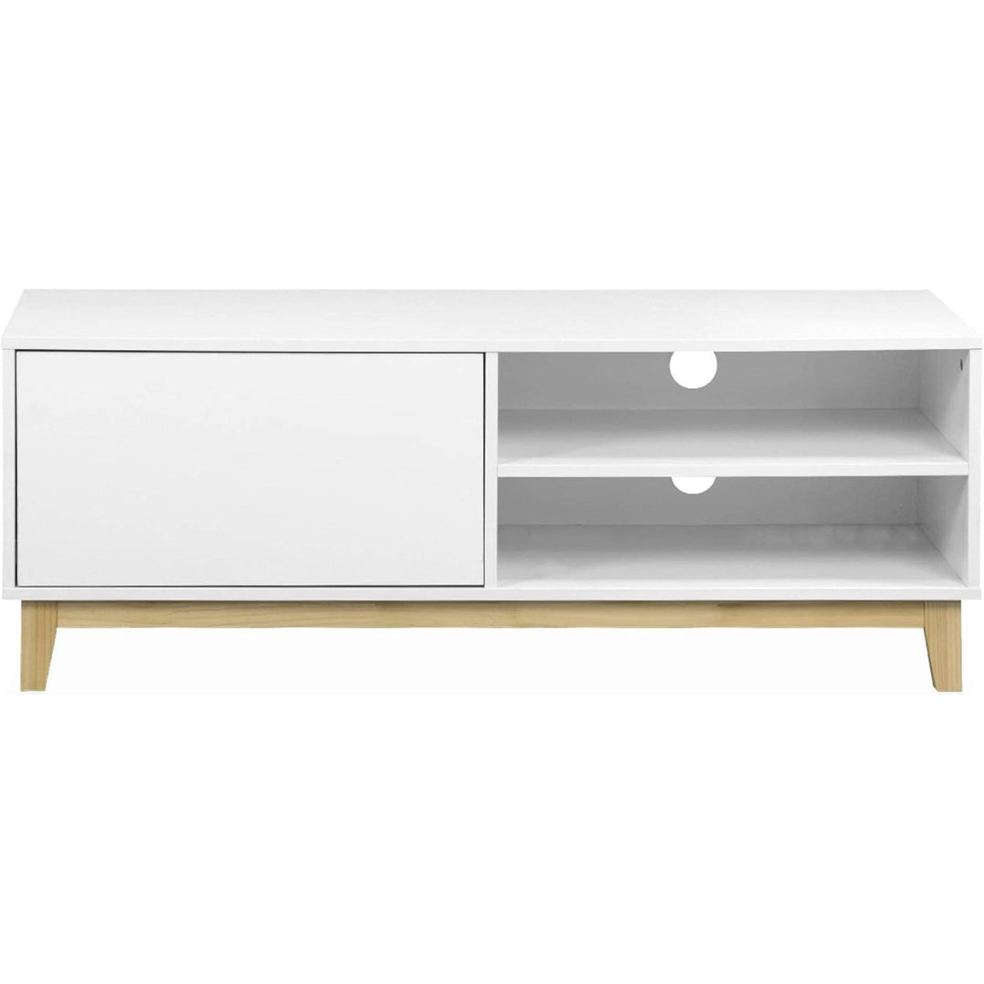 "Meuble TV Blanc Scandinave" | Designix - 3333    - https://designix.fr/