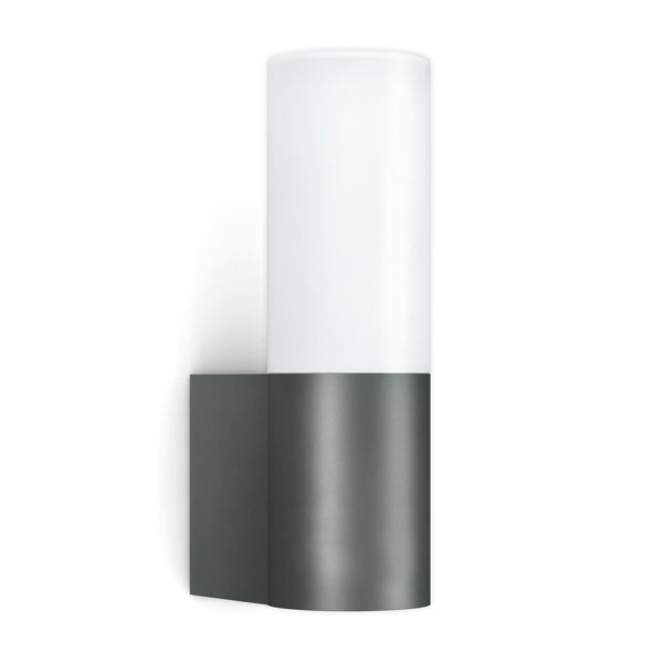 Applique d'extérieur LED L 605 M en verre, anthracite et blanc, Ø 7,7 cm, IP44