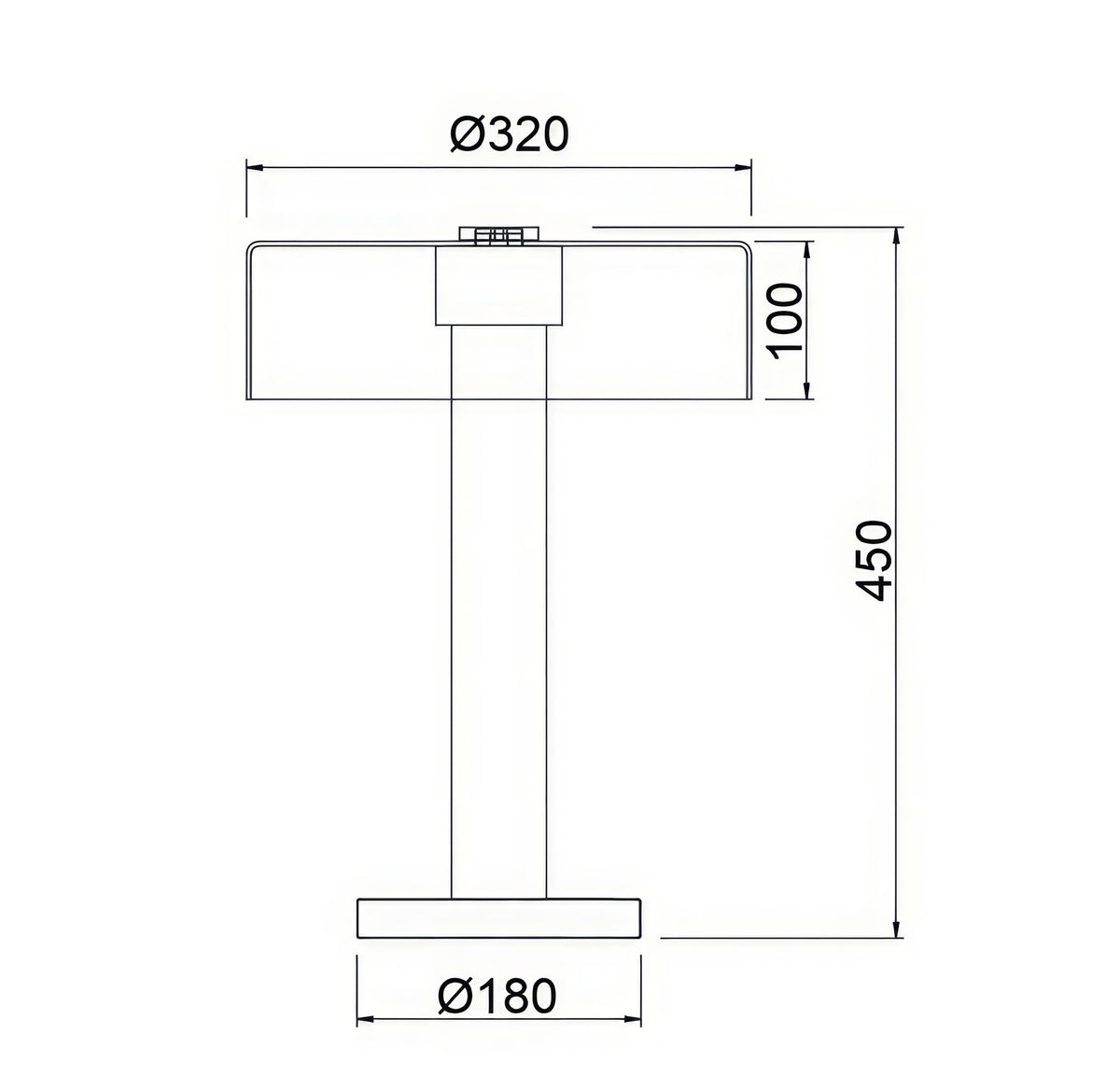 Lampe à poser Gin, Ø 32 cm