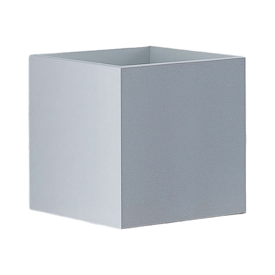 Applique murale Mirza en aluminium, blanc, hauteur 10 cm