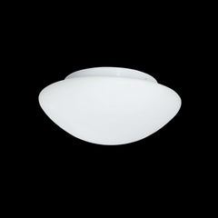 Applique d'extérieur Tokyo 23 en verre, blanc, Ø 23 cm, IP44