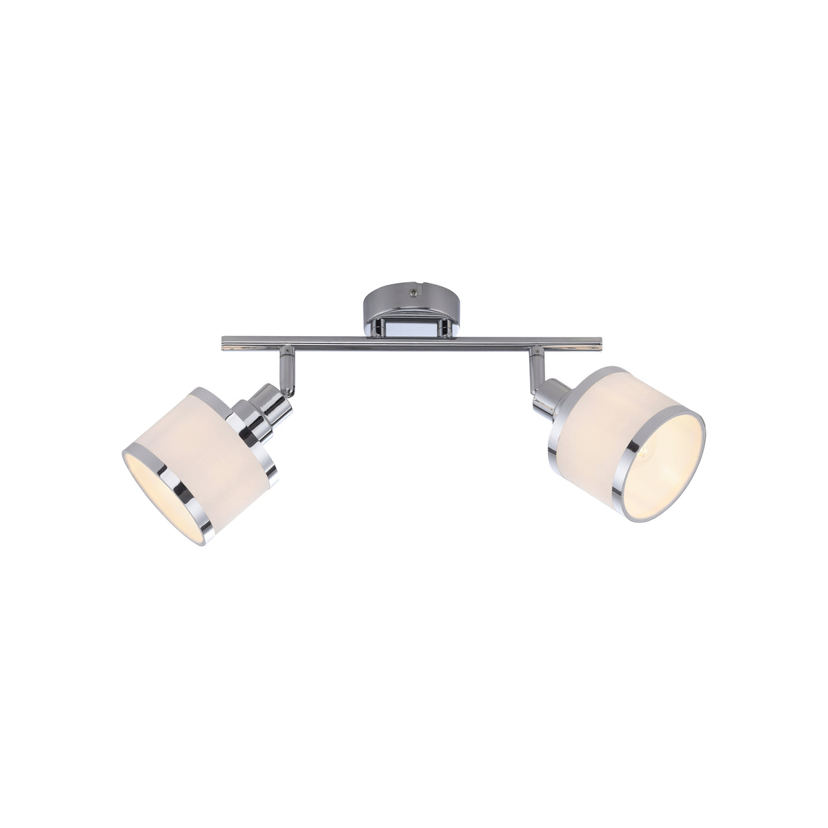 Plafonnier Accor 2 lumières chromé
