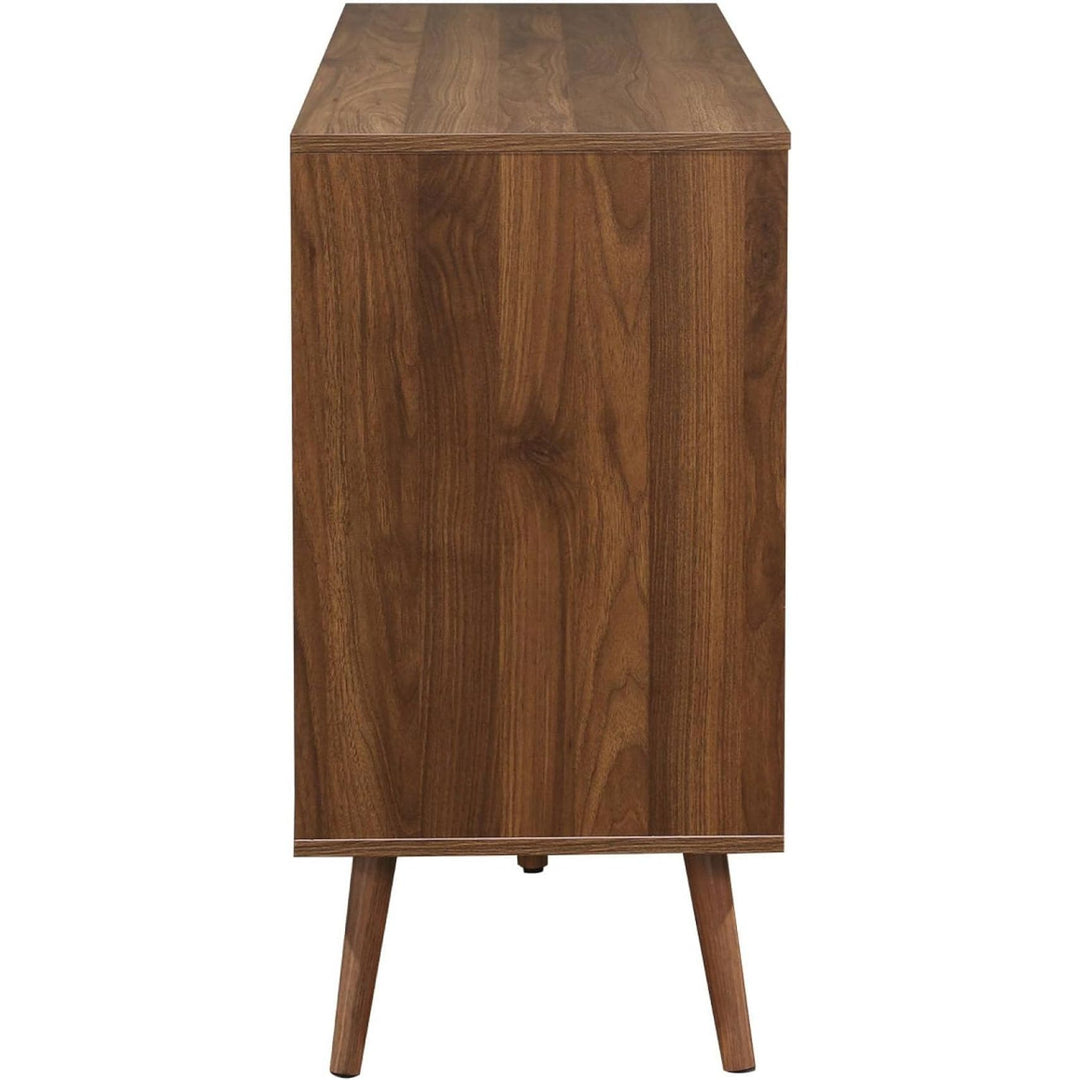 Alice'S Home - Commode Décor Bois De Noyer. 6 Tiroirs. Pieds En Pin Massif | Designix - Amazon    - https://designix.fr/