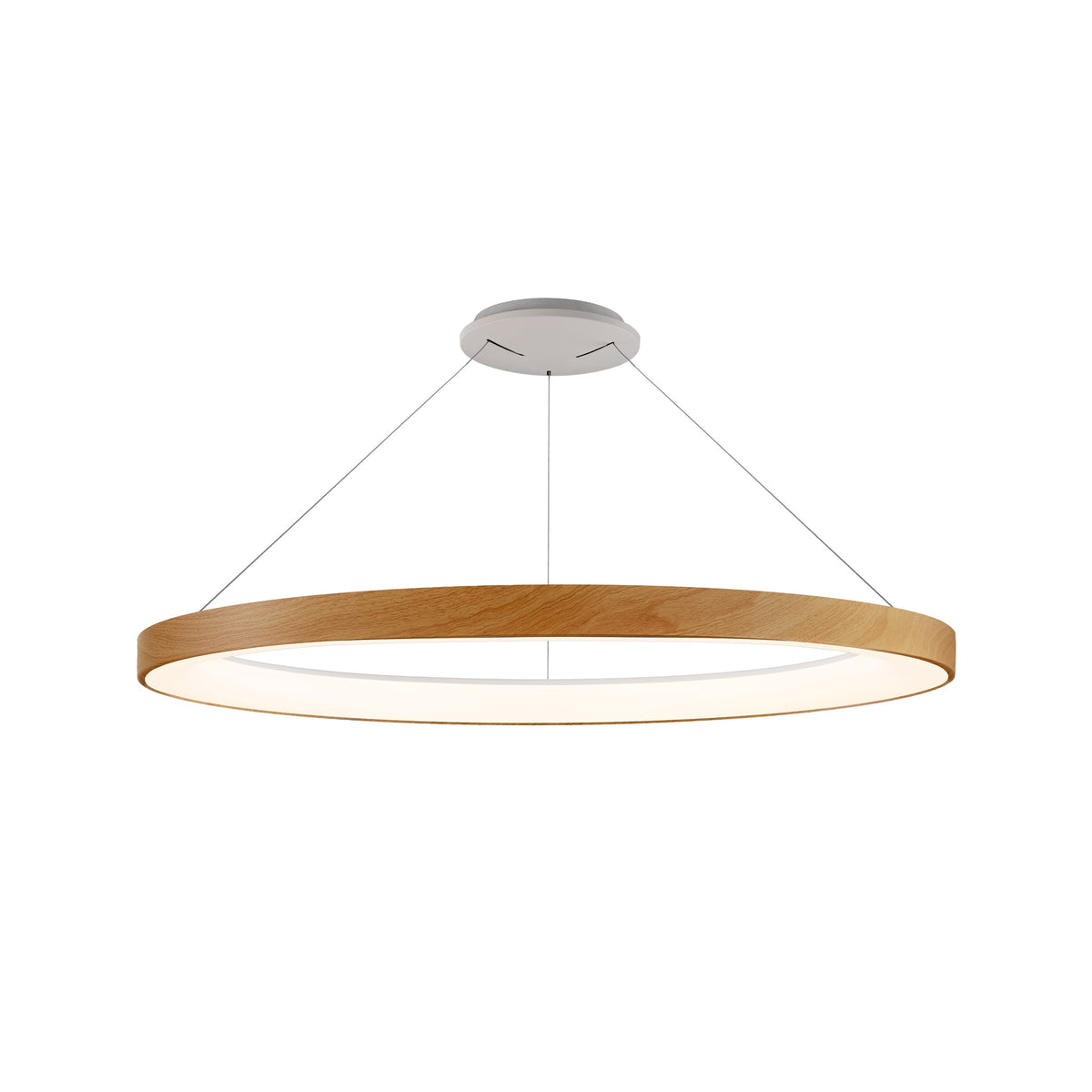 Suspension LED Niseko II avec télécommande, Ø 90 cm