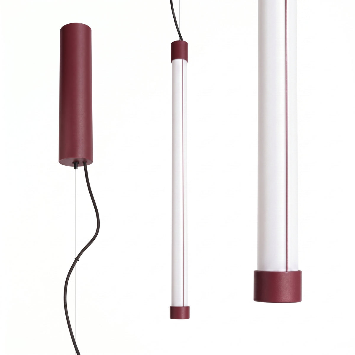 Suspension TRANG 50 LED 4000K Bordeaux