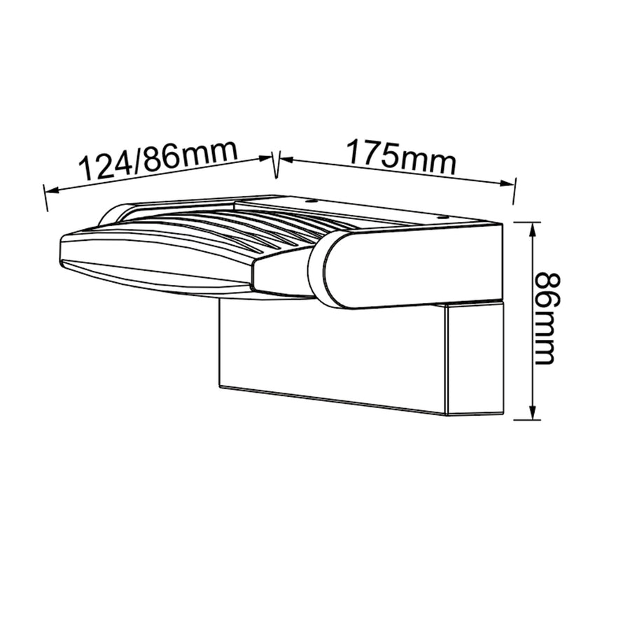 Applique extérieure LED Hood, IP65