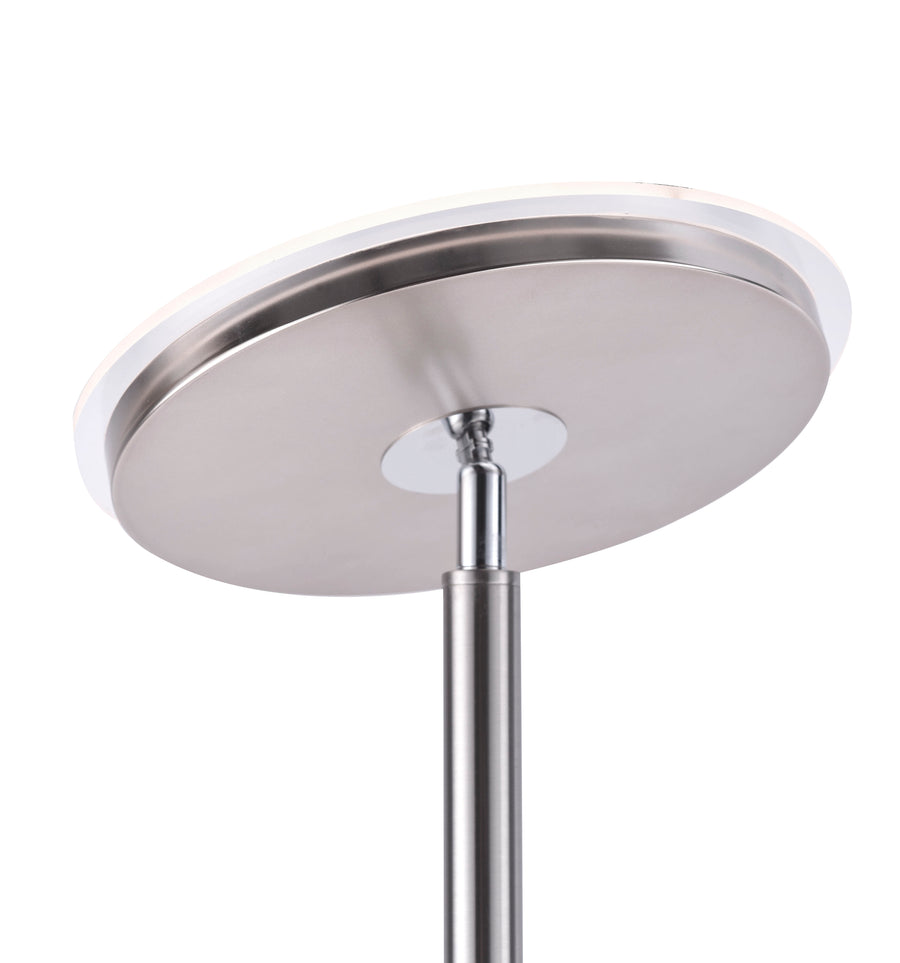 Lampadaire Hans acier, L 56,3 cm