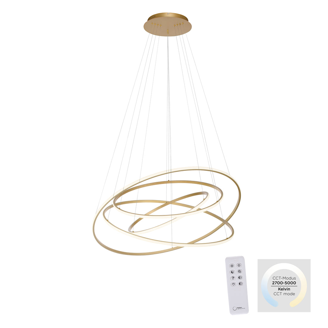 Suspension luminaire | Tessara Laiton mat