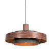 Suspension luminaire Flinter marron