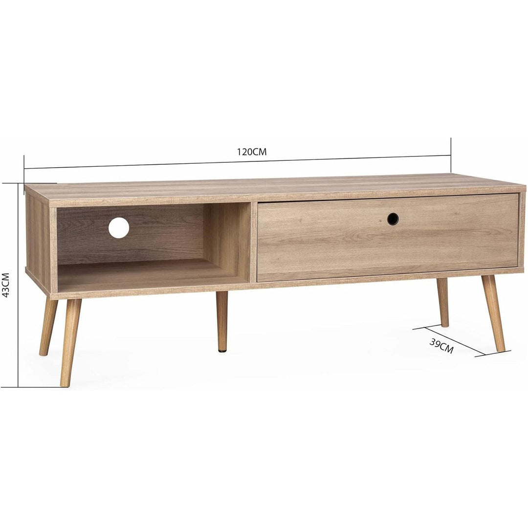 "Meuble TV Bois Scandinave" | Designix - 3333    - https://designix.fr/