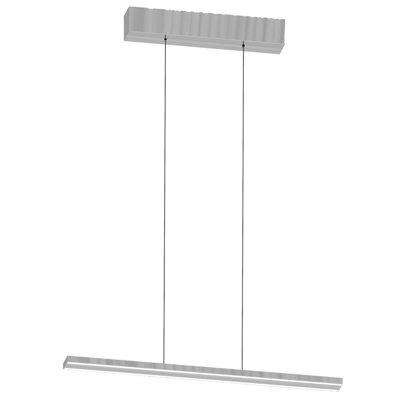 Suspension luminaire Bande argenté
