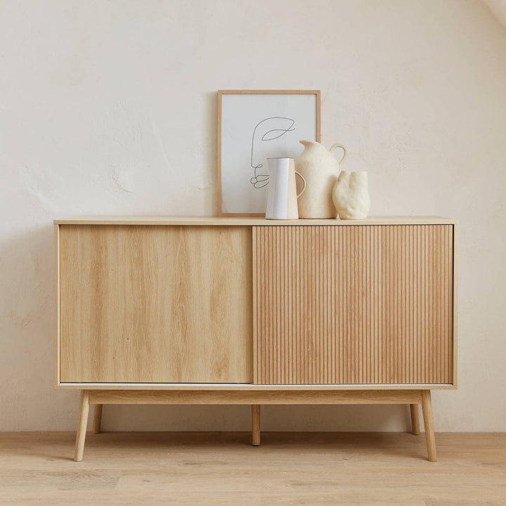 "Buffet Bois Naturel Scandinave" | Designix - 3333    - https://designix.fr/