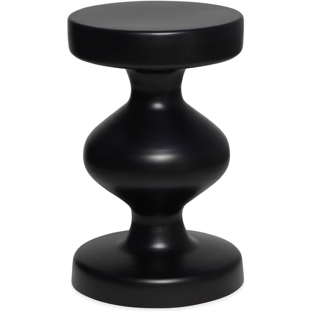 Alice'S Home - Table D'Appoint. Bout De Canapé. Table De Chevet En Métal. Noir. Hawa Ø29.5 X H 47Cm | Designix - Amazon    - https://designix.fr/