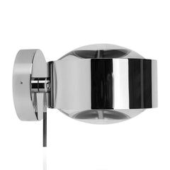 Applique murale Puk Maxx Wall+ en verre, chromé, 2 lumières, hauteur 8 cm