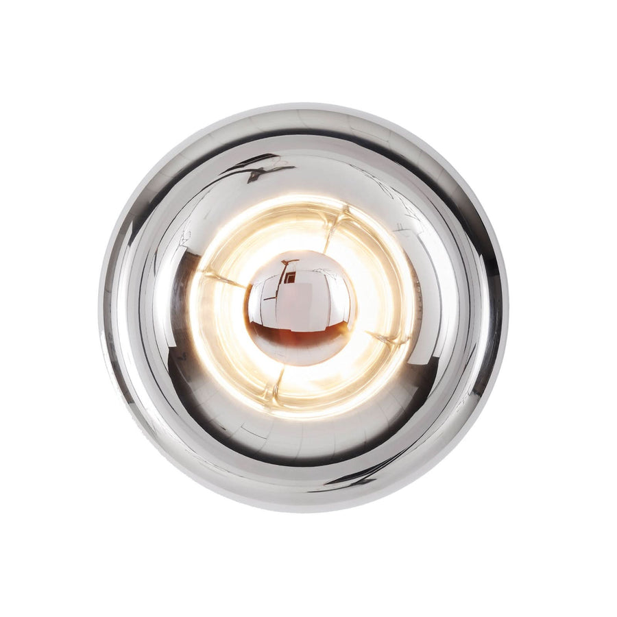 Applique murale LED Void Surface, acier et noir, Ø 30 cm