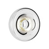 Applique murale LED Void Surface, acier et noir, Ø 30 cm