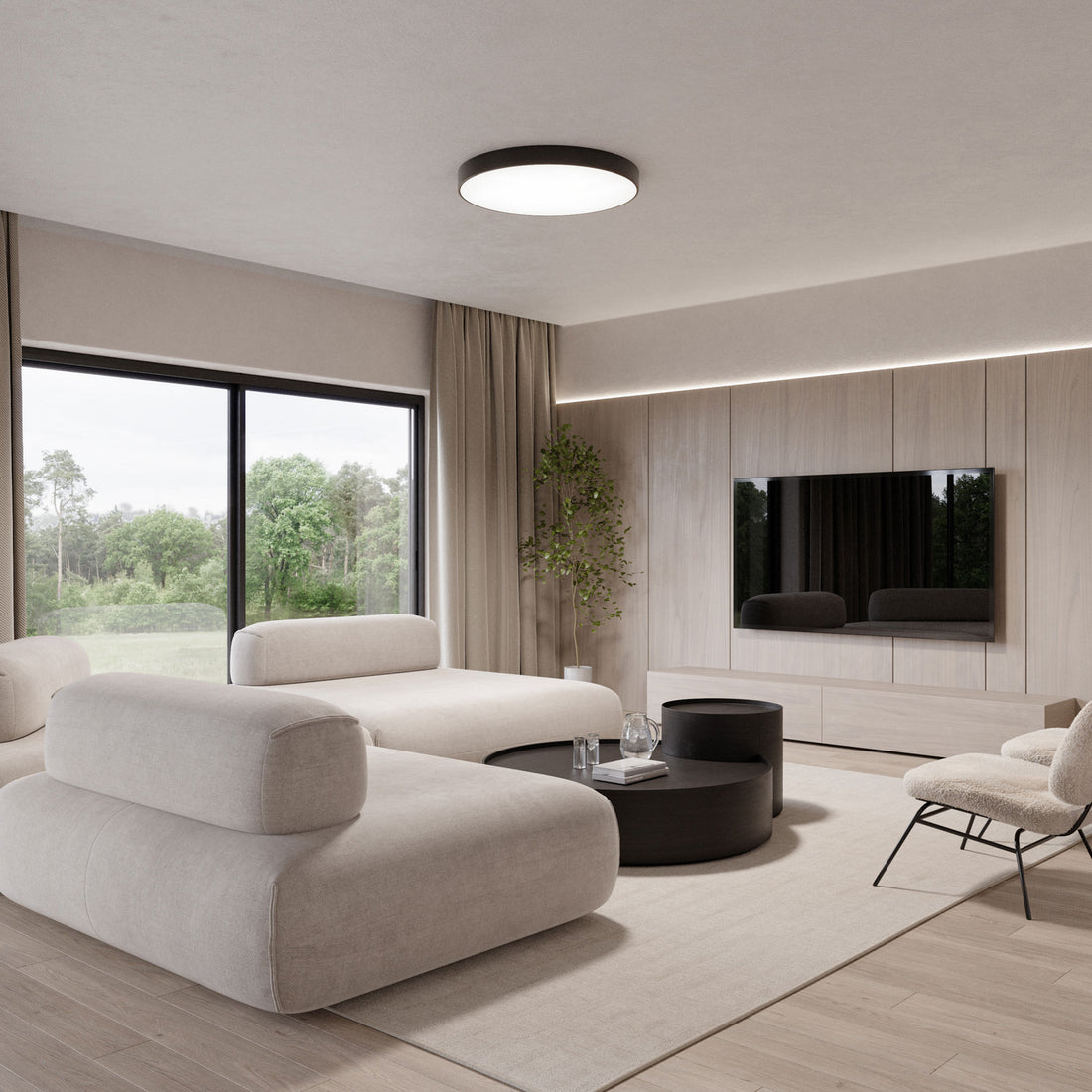 Luminaire plafonnier | Cleo Noir