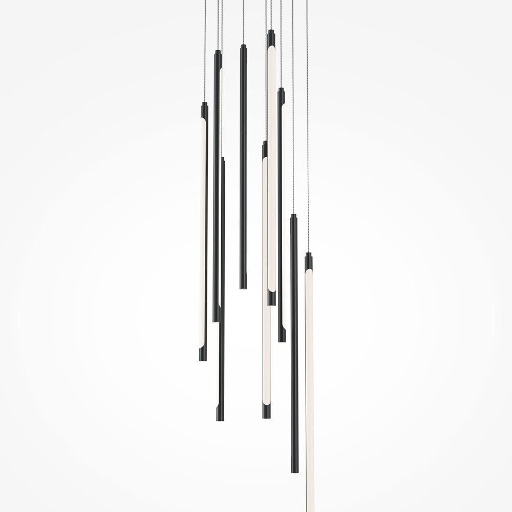 Light stick Suspension luminaire noir