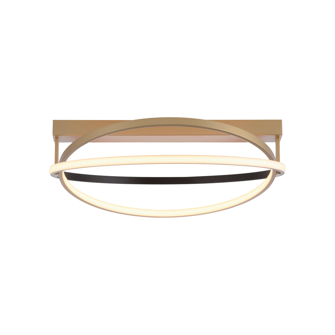 Plafonnier LED | Q-Beluga Laiton mat