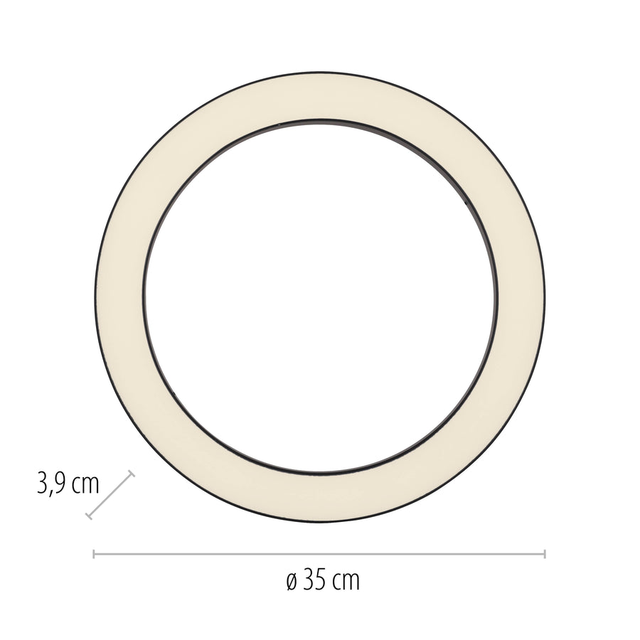 Plafonnier Pure Lines Round anthracite