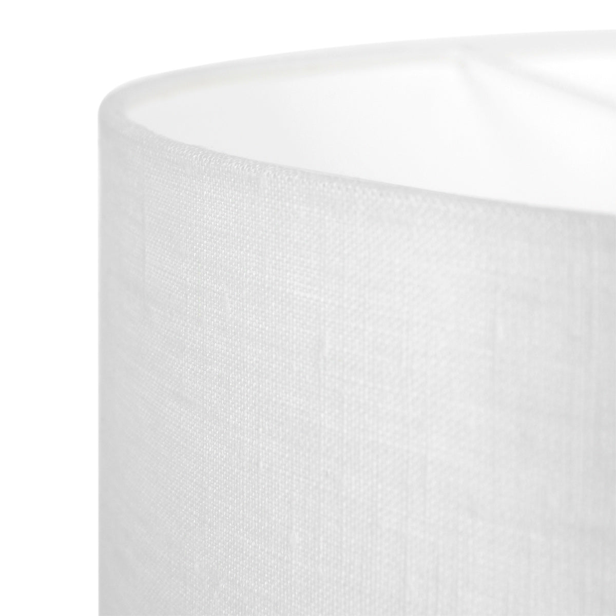 Grande applique murale arc Classy acier et lin blanc – vue 6 – Designix.fr