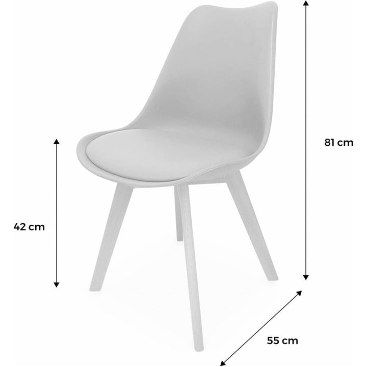 "Chaises Scandinaves Pieds Bois" | Designix - 3333    - https://designix.fr/