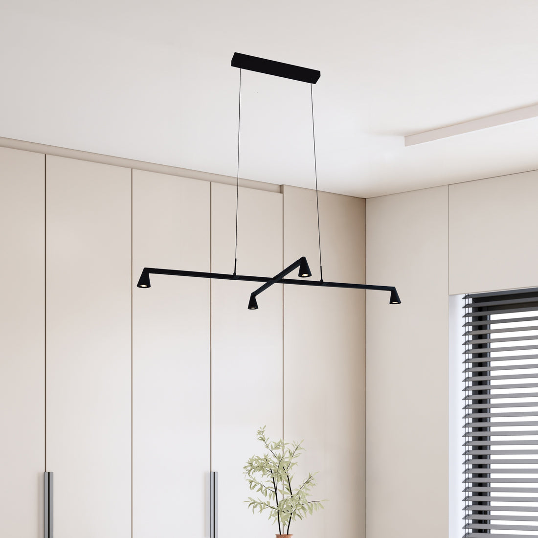 Suspension luminaire | Africa Noire L 80 cm