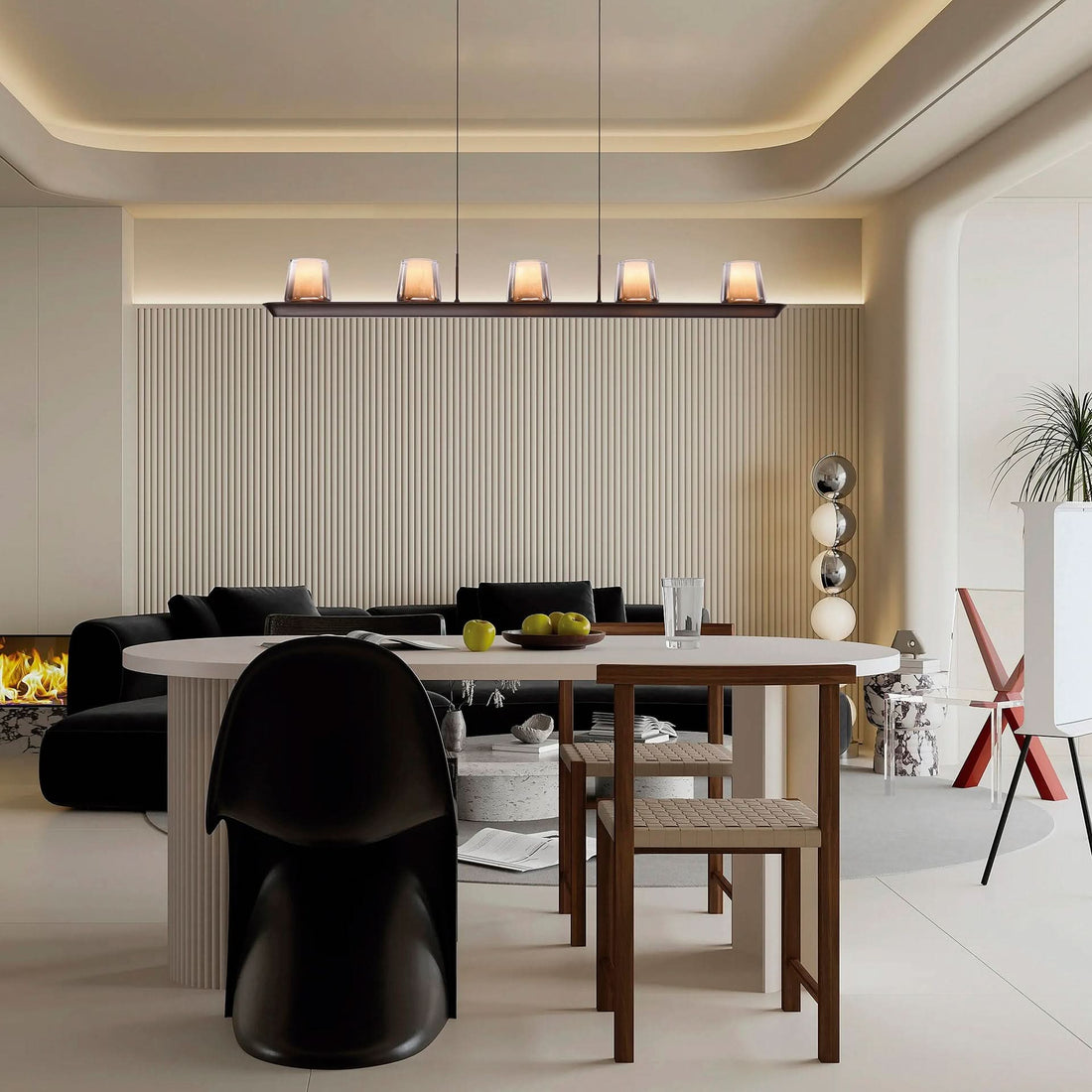 Suspension luminaire | Alabastro Gris