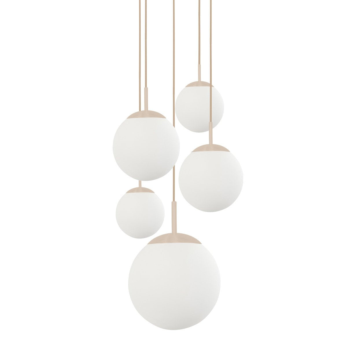Suspension luminaire Bollique crème