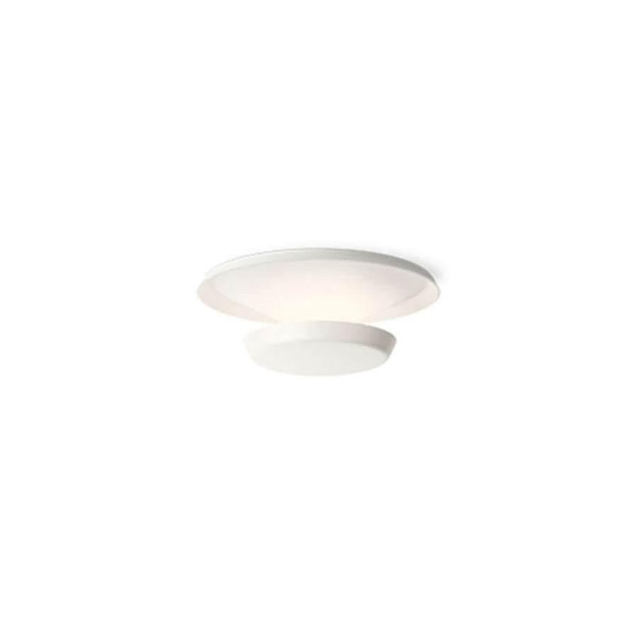 Applique murale LED Top en aluminium, blanc, Ø 17 cm