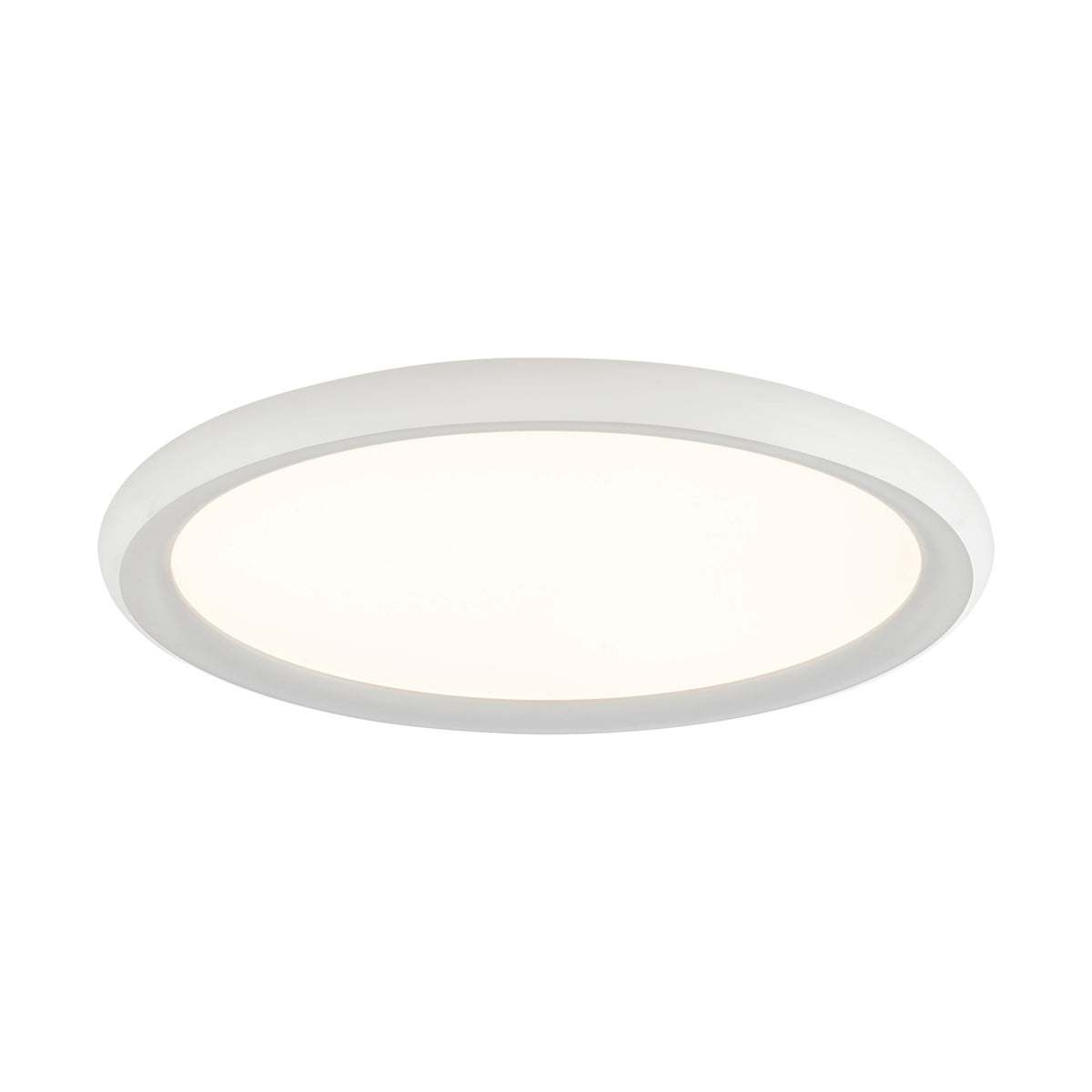 Plafonnier LED Doble blanc, Ø 40 cm