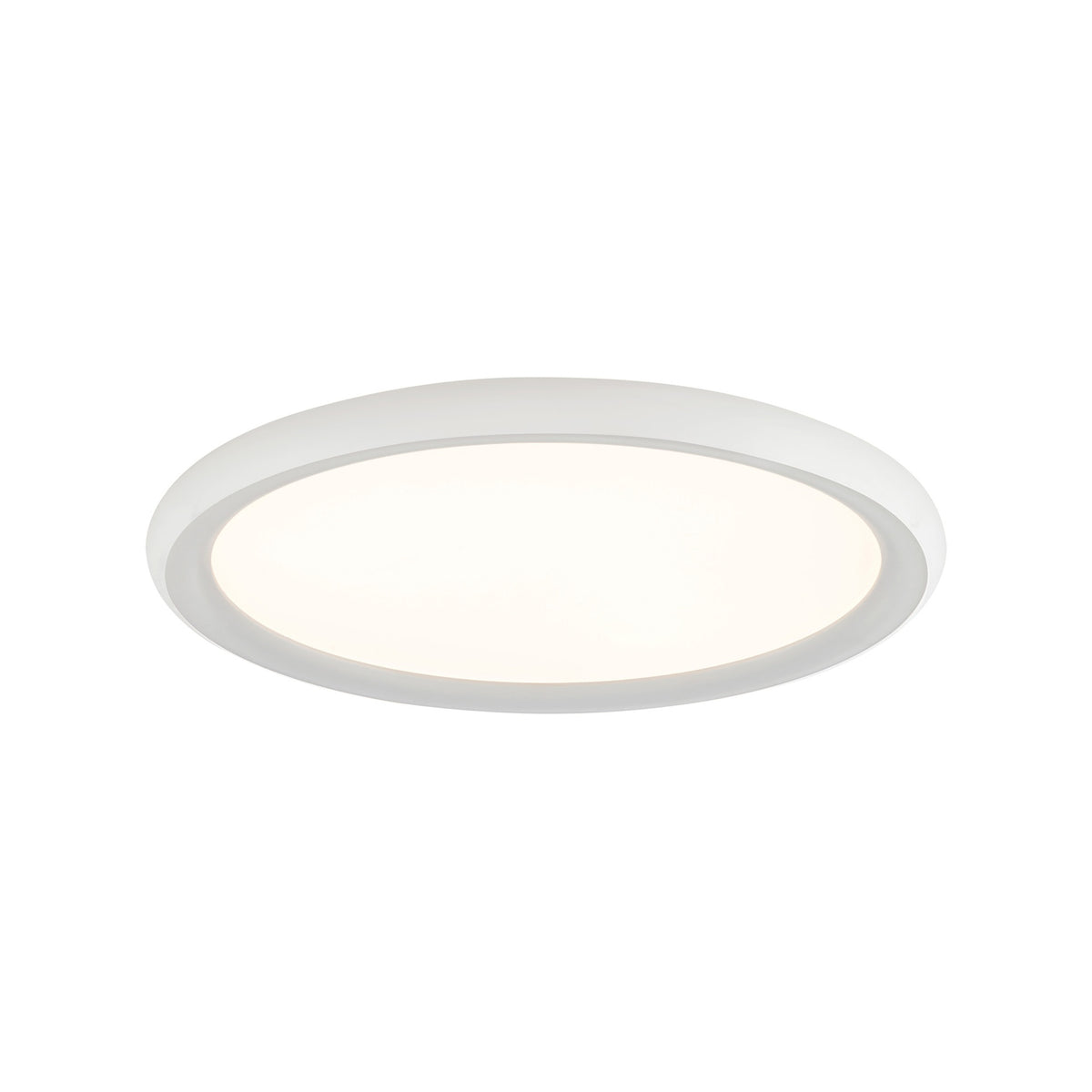 Plafonnier LED Doble blanc, Ø 30 cm