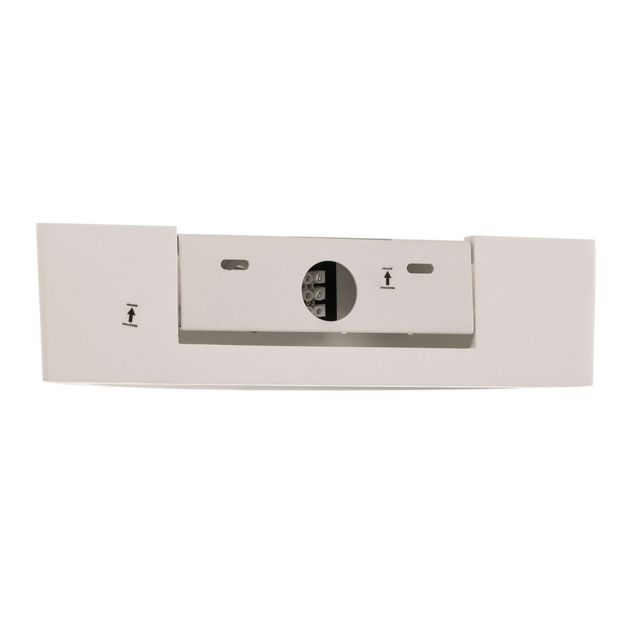 Applique murale Konstantin en plâtre, blanc, hauteur 7,5 cm