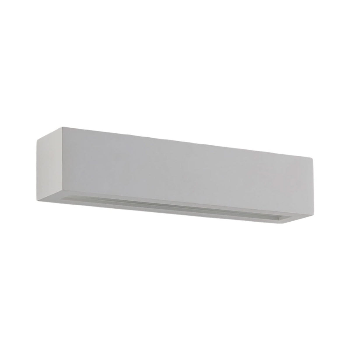 Applique murale Tjada en plâtre, blanc, 2 lumières, hauteur 7,5 cm
