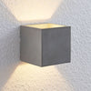 Applique murale Nellie en béton, gris, hauteur 11,5 cm