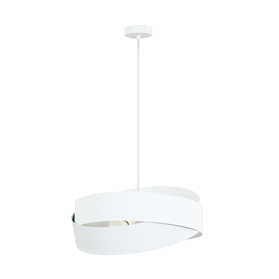 Suspension luminaire | Tornado Blanche H 100 cm