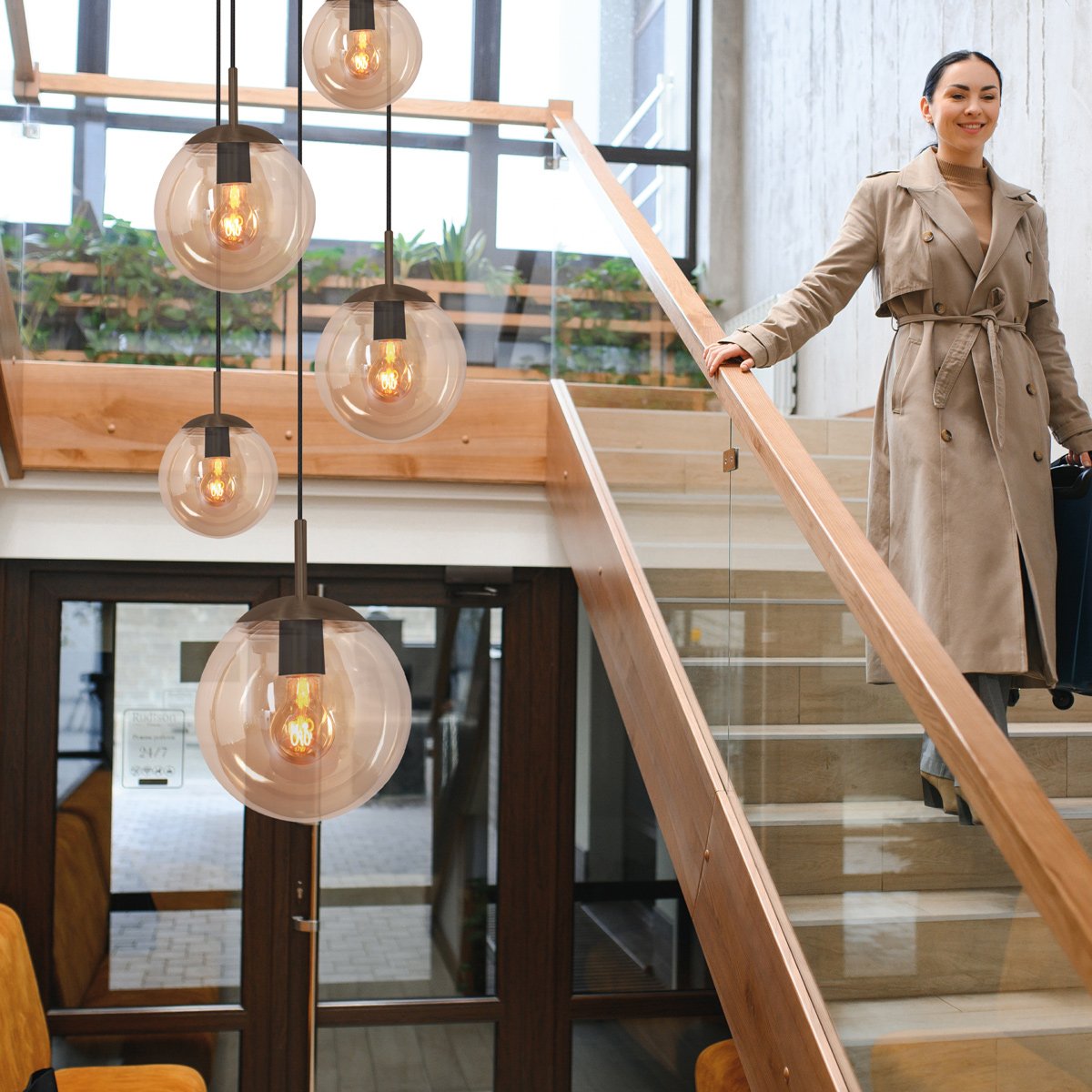 Suspension luminaire Bollique