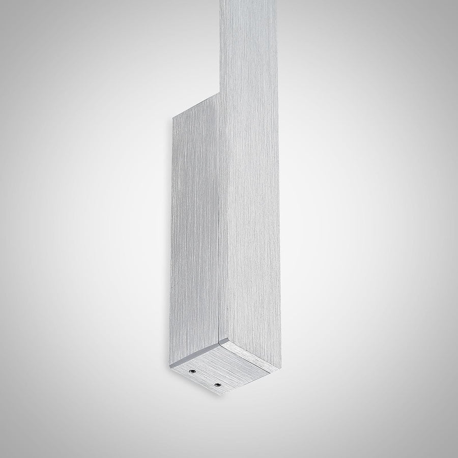 Applique murale LED Ivano en aluminium, 2 lumières, hauteur 42,5 cm