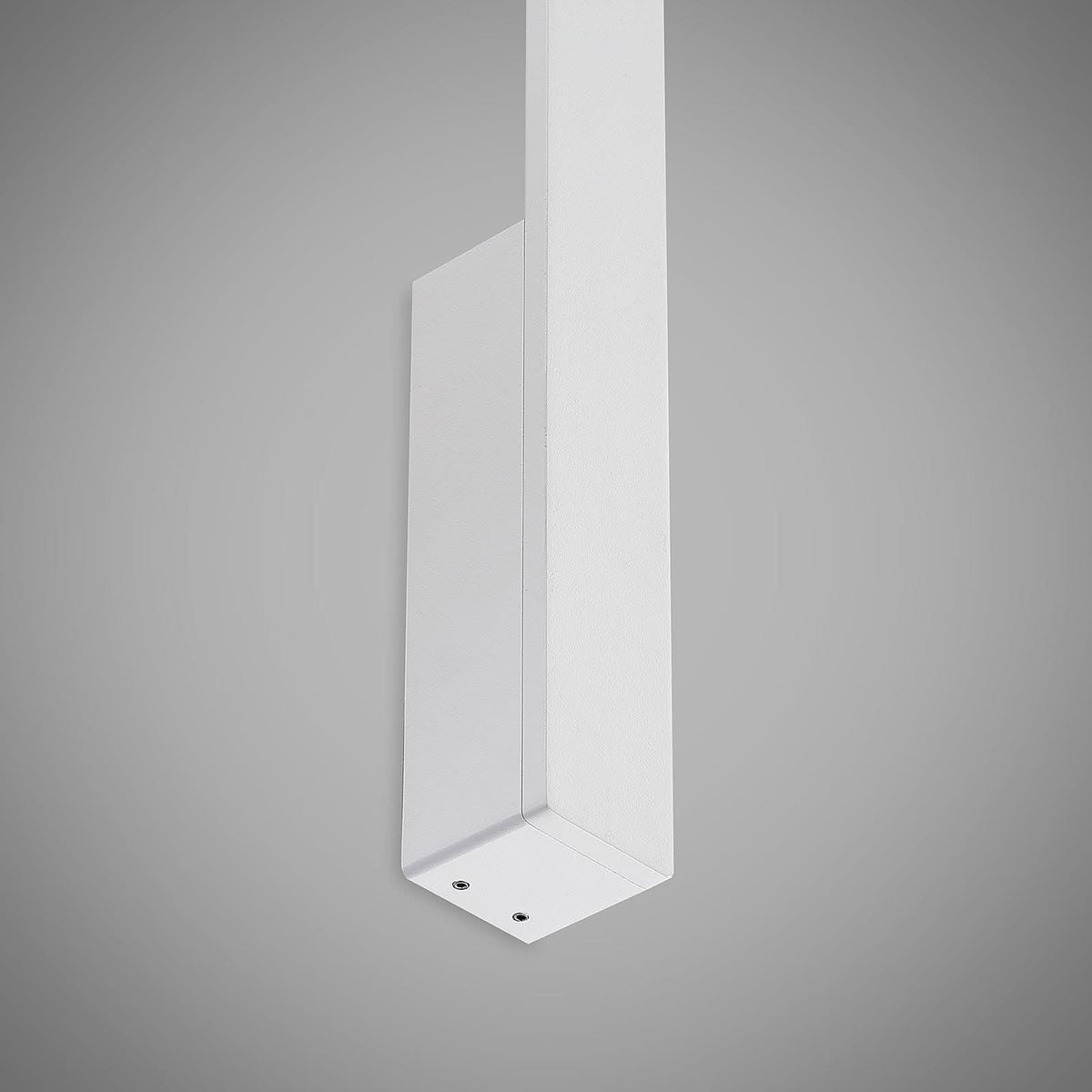 Applique murale LED Ivano en aluminium, blanc, hauteur 91 cm