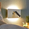 Applique murale LED Elske en métal, blanc et chromé, 2 lumières, hauteur 12 cm