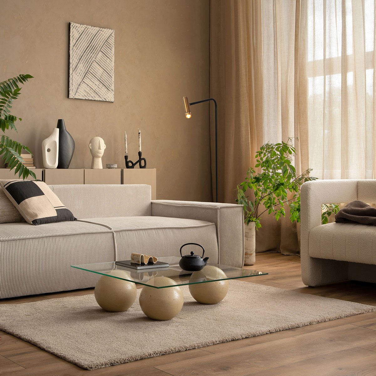 Lampadaire Lumo bronze