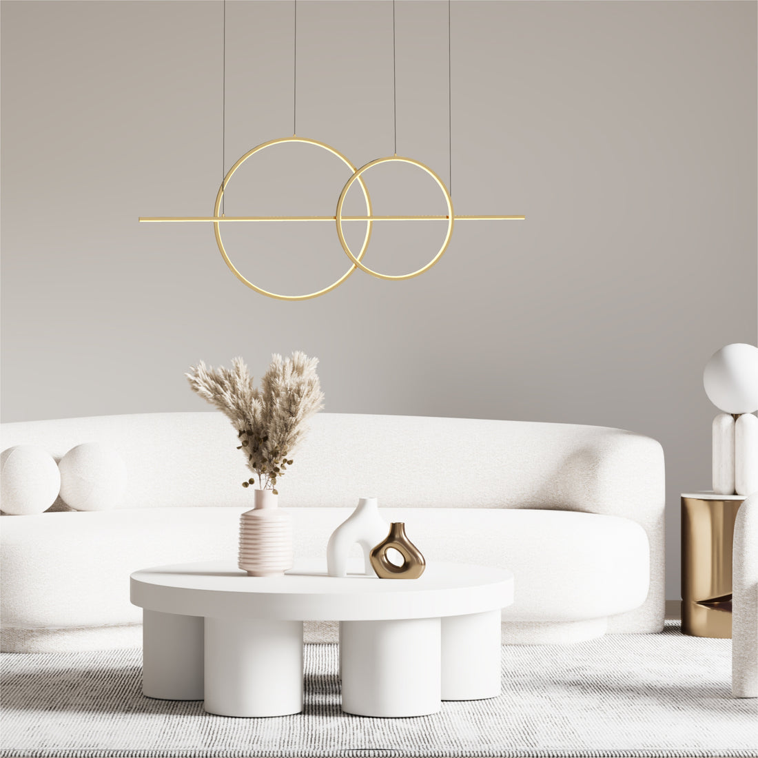 Suspension luminaire | Cholet Dorée
