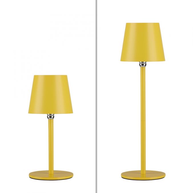 Lampe à poser Boteria jaune