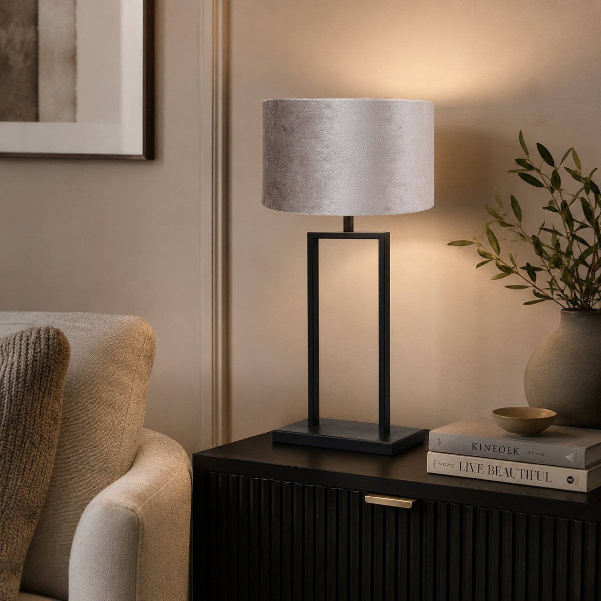 Lampe à poser Stang noir