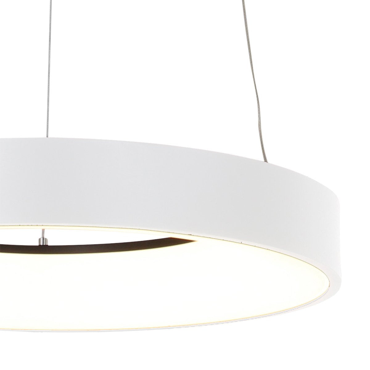 Suspension luminaire Ringlede blanc