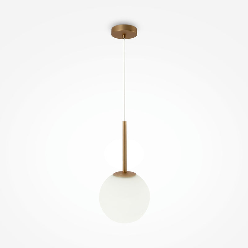 Basic form Suspension luminaire doré