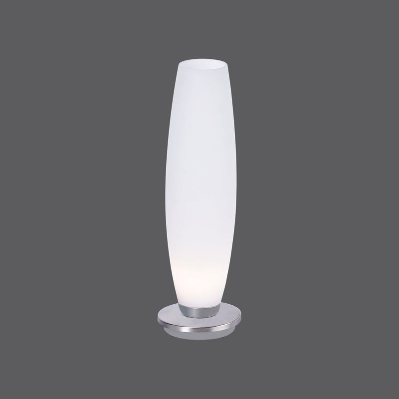 Lampe à poser Tyra acier, verre