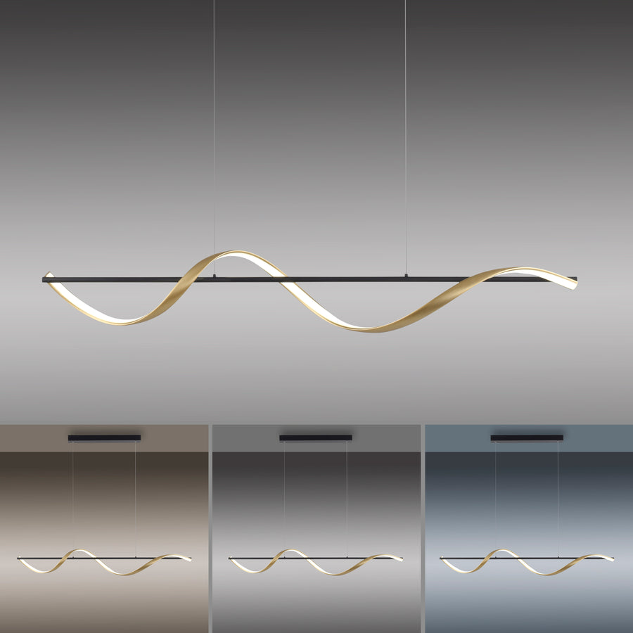 Comparatif de la lumière selon trois températures de couleur sur fond dégradé